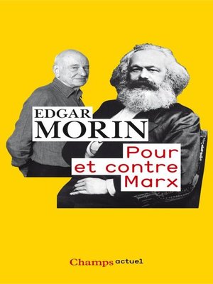 cover image of Pour et contre Marx